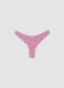 Pink stretch-fabric bikini bottoms_4