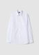 White regular-fit shirt with classic collar, easy iron_4