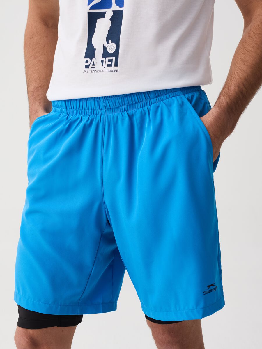 Slazenger quick-dry tennis-fit Bermuda shorts_1