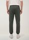Green relaxed-fit stretch joggers_2