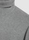 Camisola de gola alta cinzenta com corte regular_5