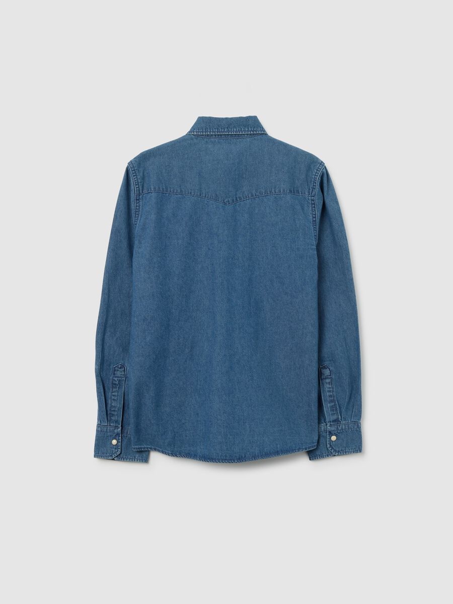 Cowboy shirt in denim_4