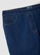 Blue skinny jeggings in stretch cotton and viscose_6