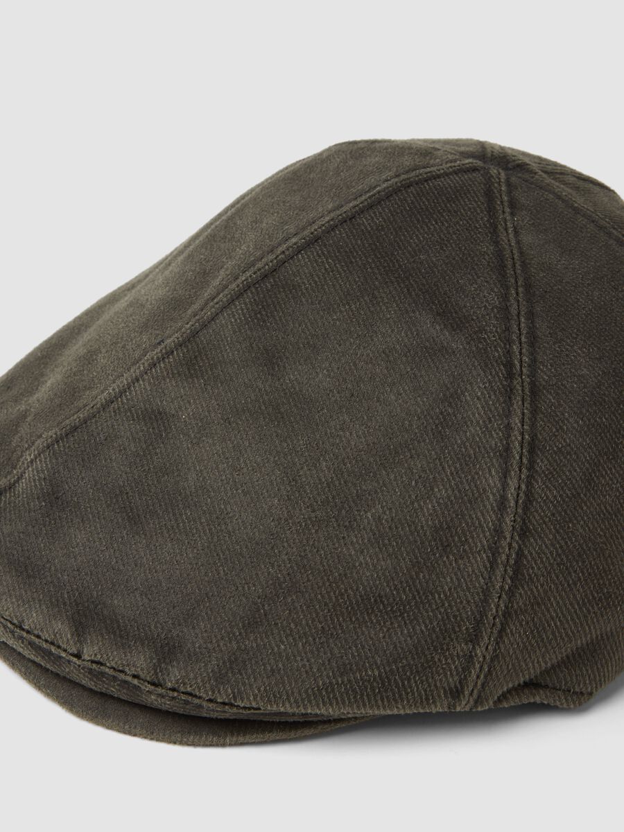 Coppola marrone in misto viscosa_1