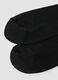 Lange schwarze Socken aus elastischer Viskose_2