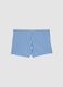 Blau-wei&szlig;e Stretch-Badeboxershorts_1