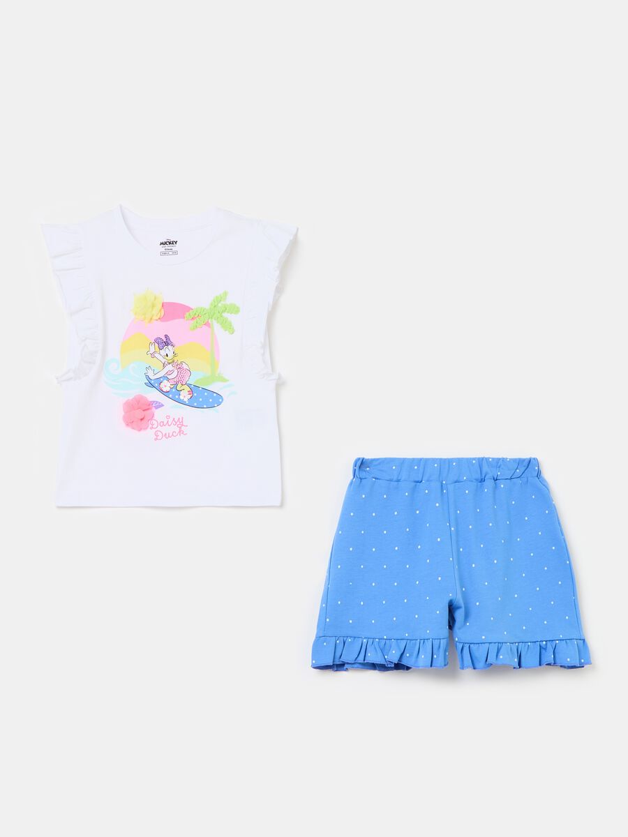 Jogging set with polka dots and Daisy Duck print_0