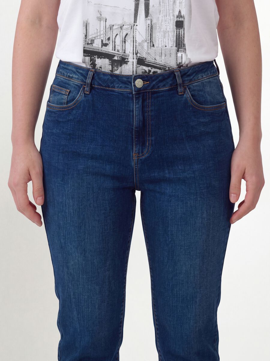 Blue stretch-cotton denim slim-fit jeans_3