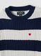 Girls&rsquo; multicolour striped viscose-blend boat-neck jumper_5