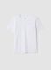 Wei&szlig;es Regular-Fit T-Shirt aus reiner Baumwolle mit bestickter Brusttasche_4