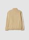Half-zip beige in puro cotone relaxed fit_2