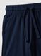 Boys&rsquo; regular-fit pure cotton blue shorts_2