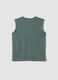 Green organic cotton vest top_1
