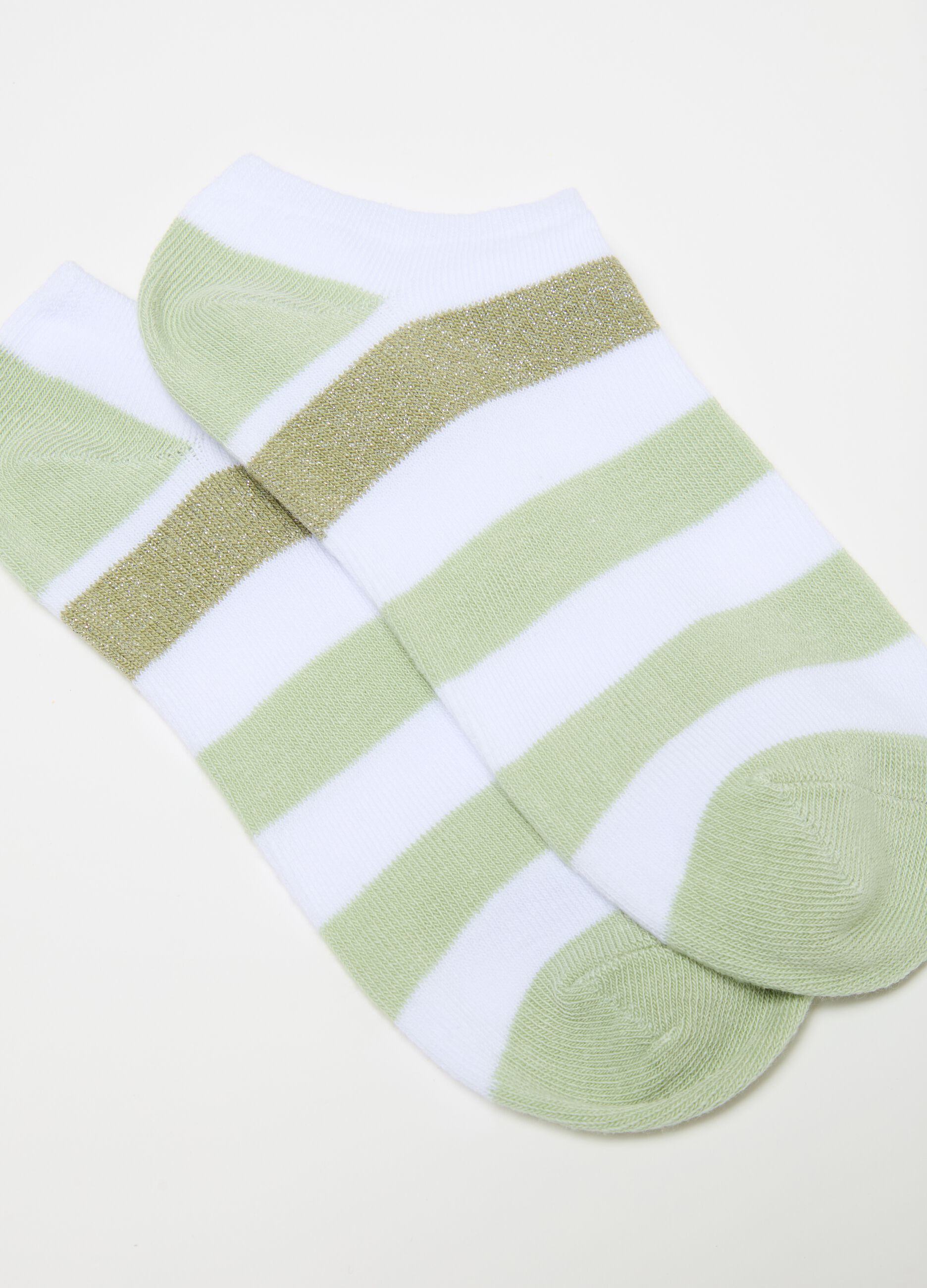 Multipack siete calcetines invisibles de algodón orgánico