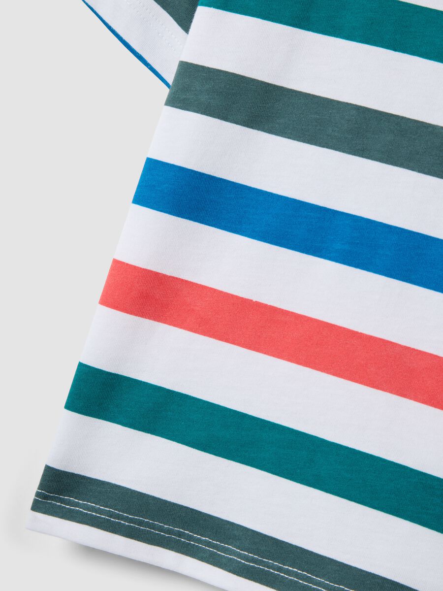 White organic cotton striped T-shirt_3