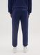 Blue cotton blend jogger trousers regular fit with NFL logo_2