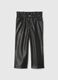 Glossy-effect trousers with five pockets_0