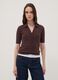 Brauner Polo-Pullover aus Viskosemix, Regular Fit_2