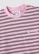Multicolour striped pure cotton T-shirt with regular fit_5