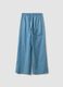 Hellblaue Wide-Leg-Jeanshose aus reiner Baumwolle f&uuml;r M&auml;dchen_4