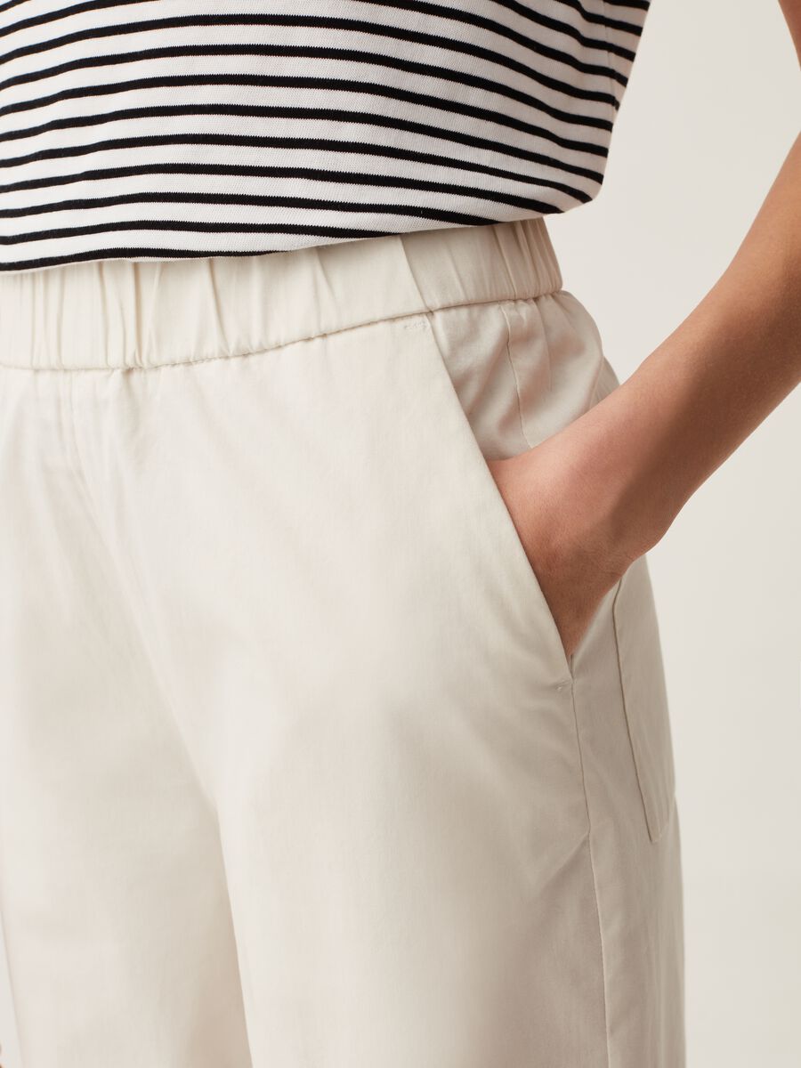 Wide-leg trousers in stretch cotton_3