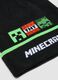 Cappello nero in maglia con risvolto a tema Minecraft_2