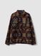 Multicolour geometric-print bowling-collar shacket, oversized fit_4