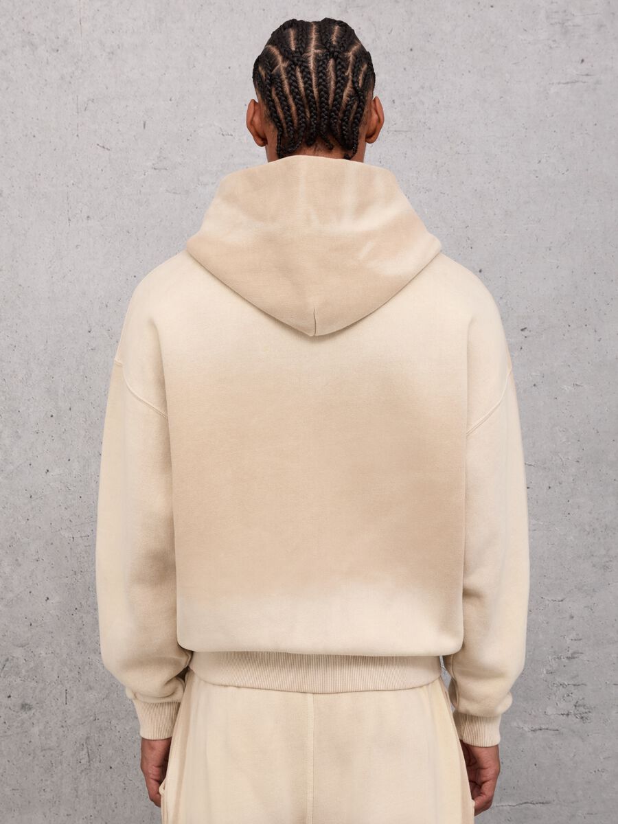 Sunfaded Zip Hoodie Vintage Sand_1