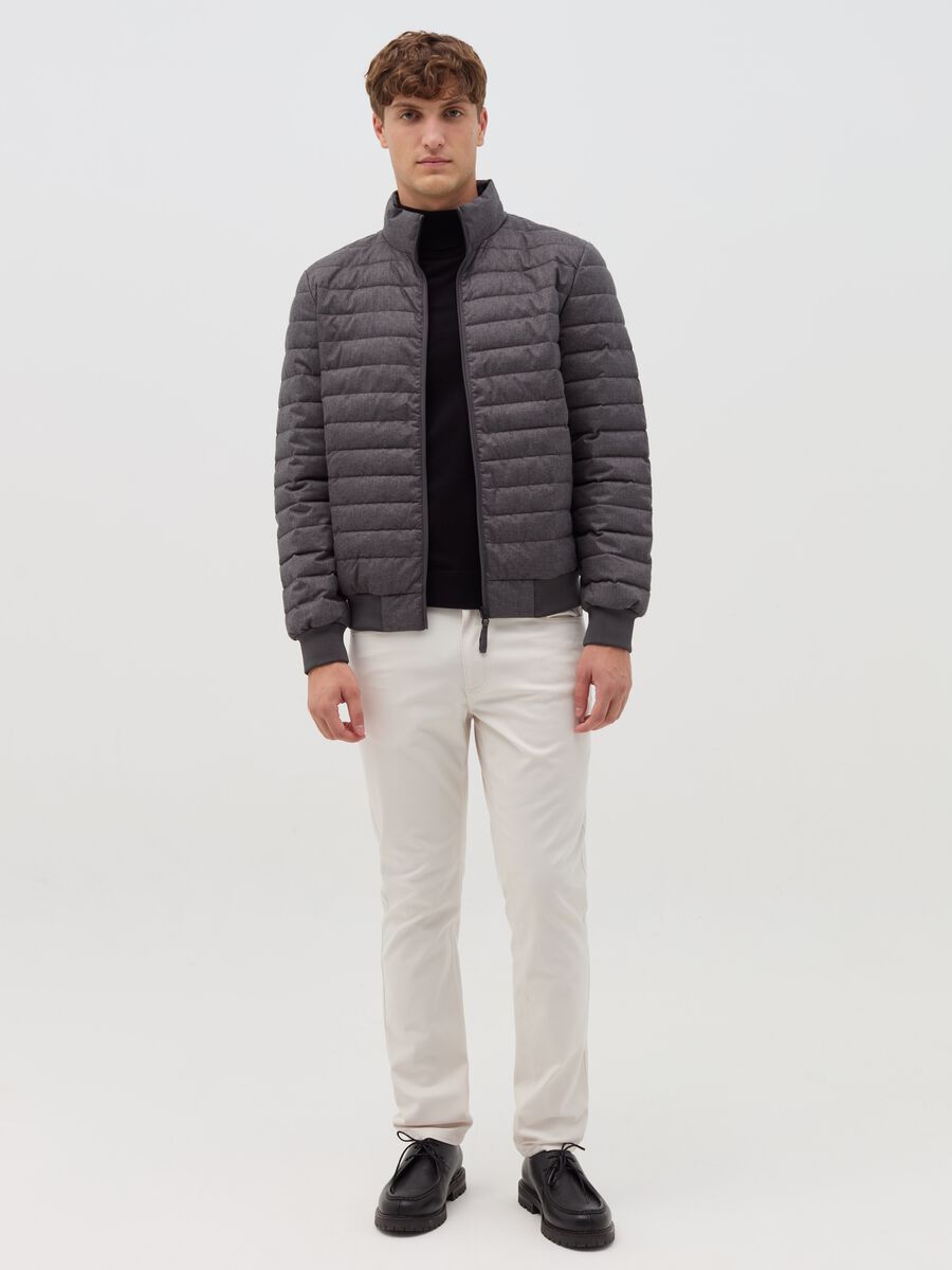 Ultralight down jacket with high neck_1