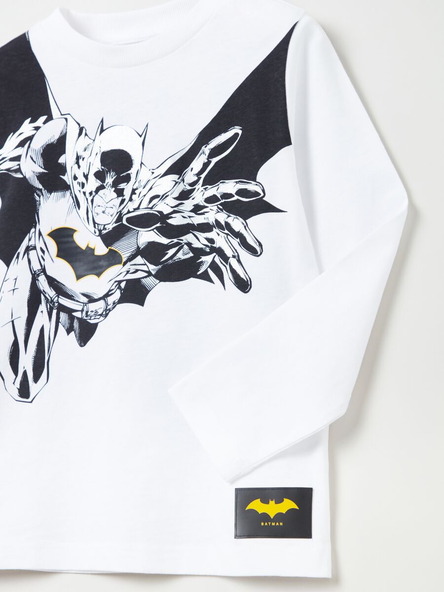 T-shirt with Batman print and long sleeves_1