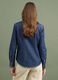 Dark blue pure cotton denim shirt, regular fit_3