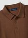 Brown long-sleeve regular-fit cotton and cashmere-blend polo shirt_5