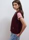 Red pure cotton regular-fit knitted gilet_0