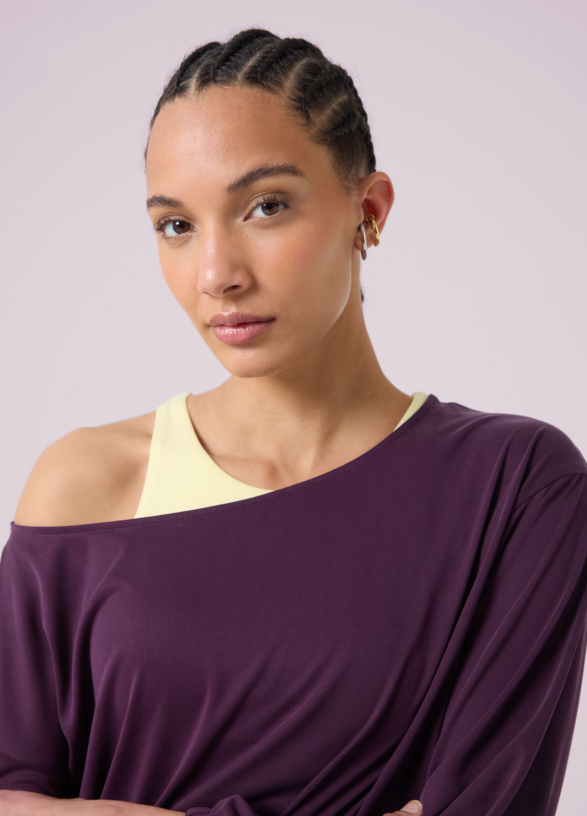 Flie&szlig;endes Crop-T-Shirt ALTAVIA STUDIO