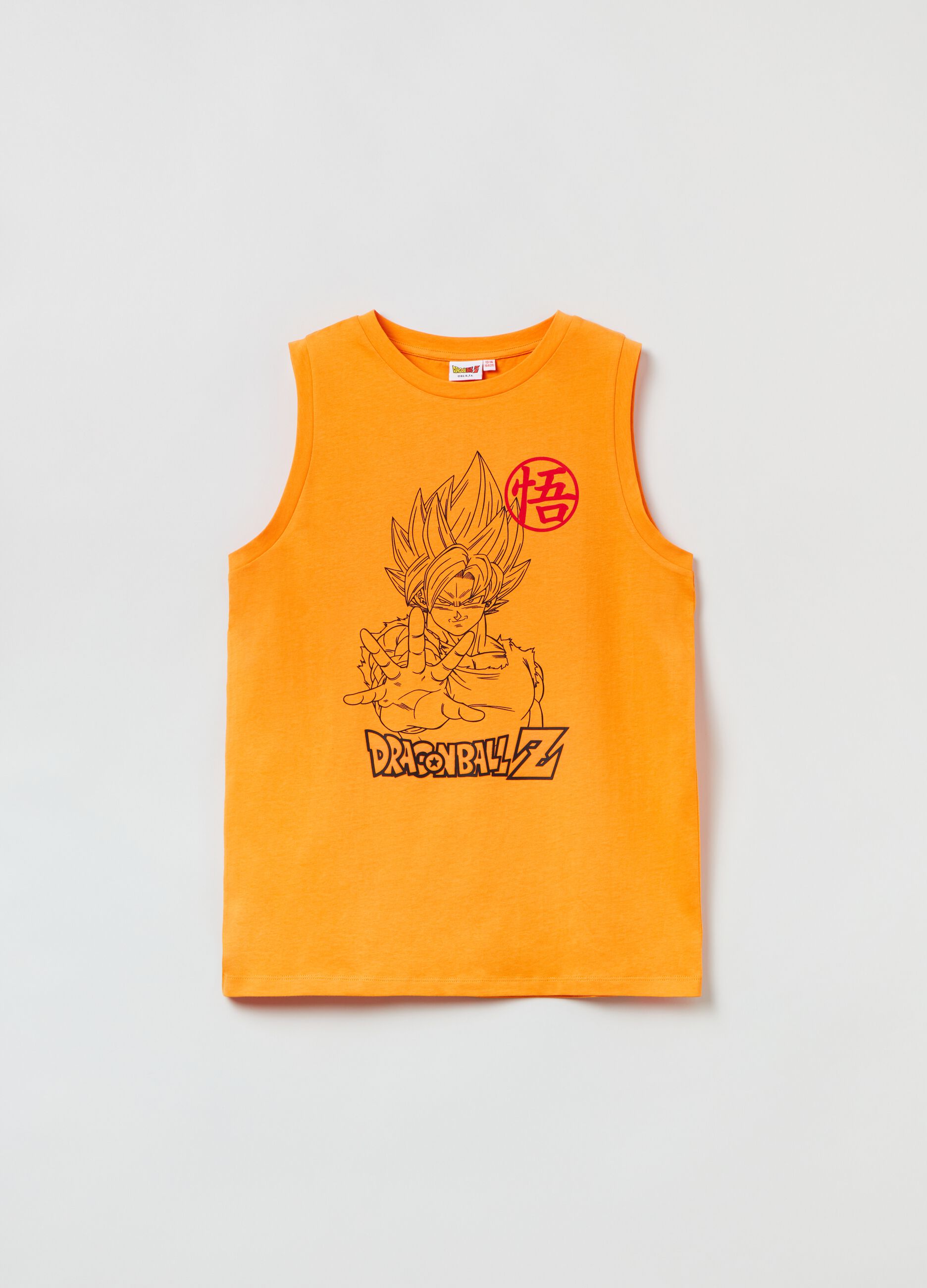 Camiseta de tirantes de algodón estampado Dragon Ball Z