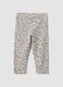 Mehrfarbige Leggings aus Bio-Baumwollmix mit Animal-Print f&uuml;r Baby-M&auml;dchen_1