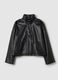 Biker bomber jacket with high neck_4