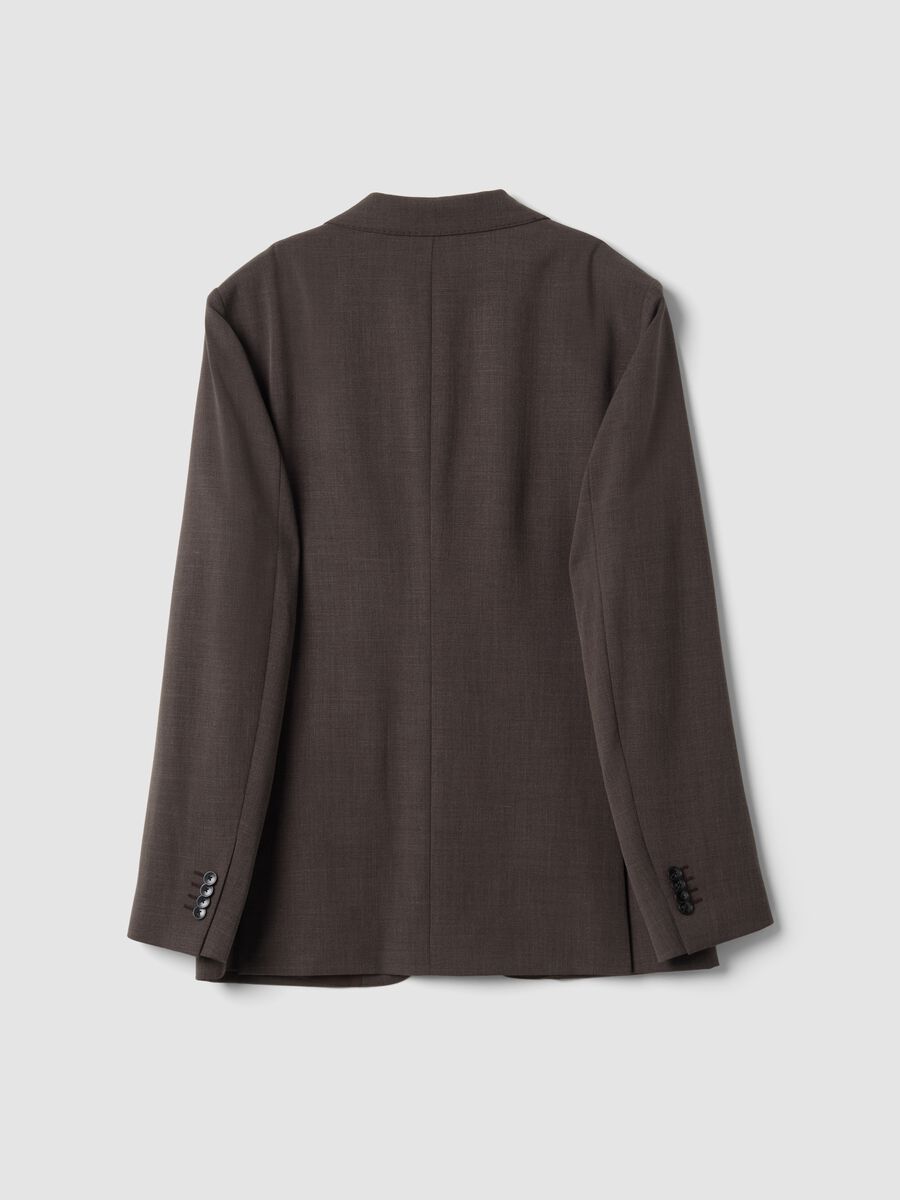Men&rsquo;s brown stretch-viscose blazer_2