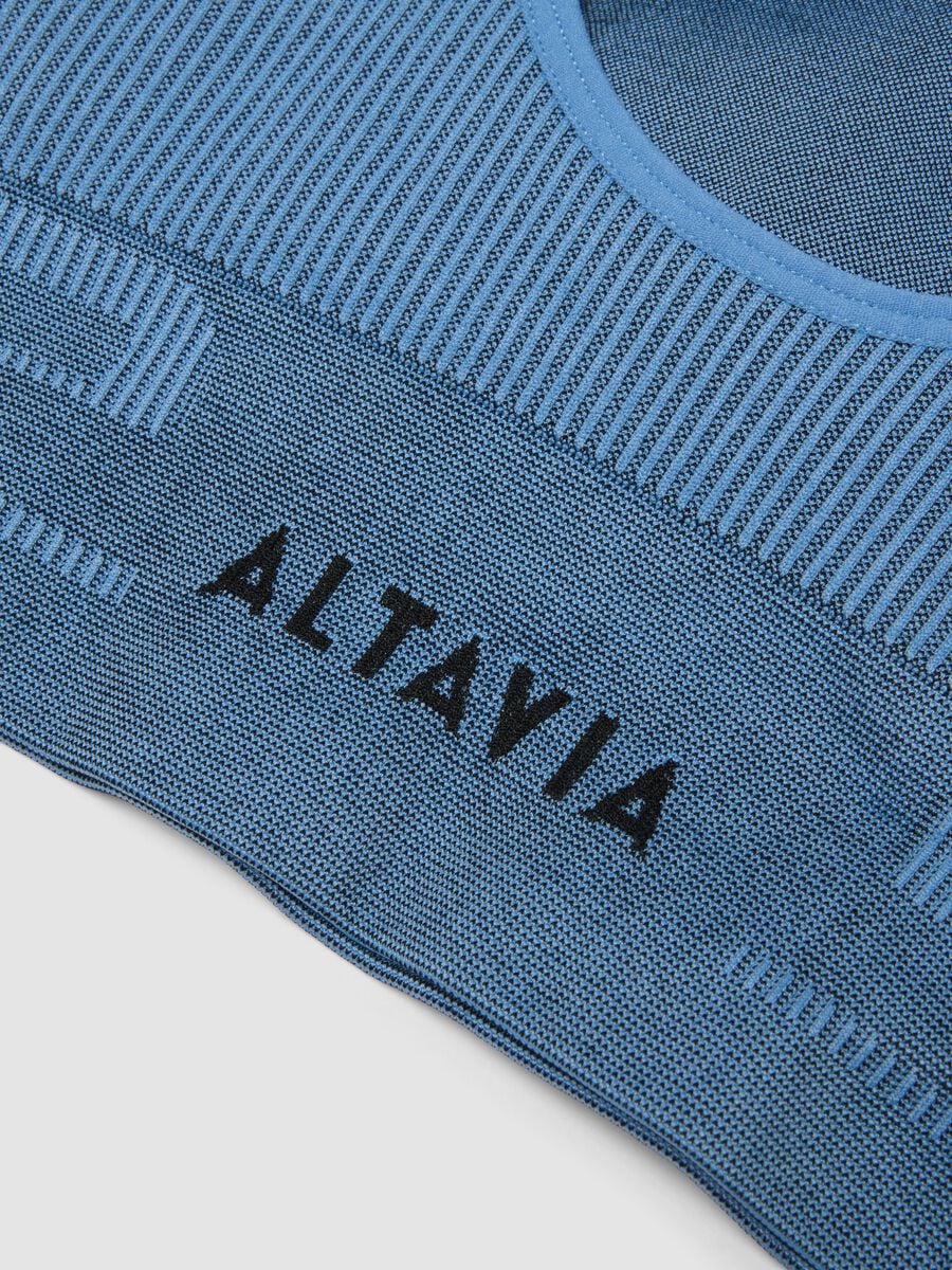 Blue sports bra in stretch fabric ALTAVIA RUNNING_5