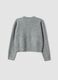 Grey marl stretch jersey top with sequins, regular fit_1