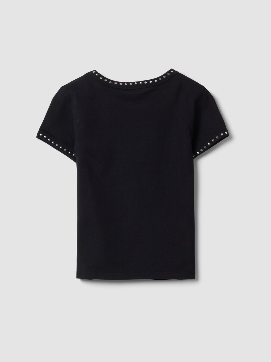 &Mu;&alpha;ύ&rho;&omicron; slim-fit T-shirt &alpha;&pi;ό 100% &beta;&alpha;&mu;&beta;ά&kappa;&iota; &mu;&epsilon; &sigma;&tau;&rho;&alpha;&sigmaf; &gamma;&iota;&alpha; &kappa;&omicron;&rho;ί&tau;&sigma;&iota;_4