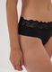 Black stretch microfibre briefs with lace_3