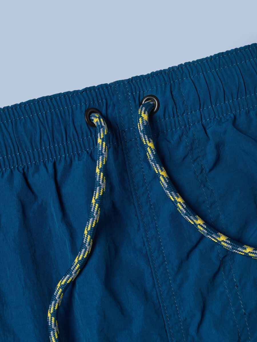 ALTAVIA SAILNG blue boxer swim shorts with elasticated waist_6