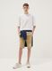 Boys&rsquo; beige pure cotton regular-fit shorts_0
