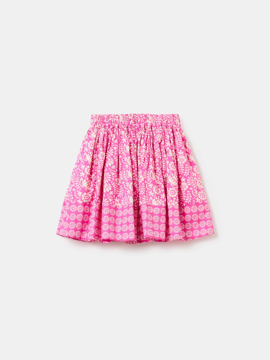 Skirt with floral pattern_4