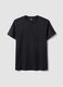 Black pure cotton regular-fit T-shirt_4