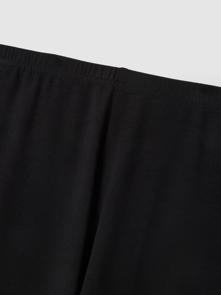 Leggings premaman neri skinny fit in viscosa elasticizzata_5