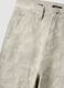 White pure cotton boys&rsquo; trousers with gradient print_4