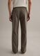 Brown stretch cotton regular fit chino trousers_2