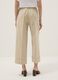 Beige Palazzo-Hose aus elastischer Viskose_2